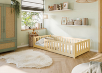 ŁÓŻKO parterowe 1- osobowe Bella pod materac 80x160 SOSNA 48H!