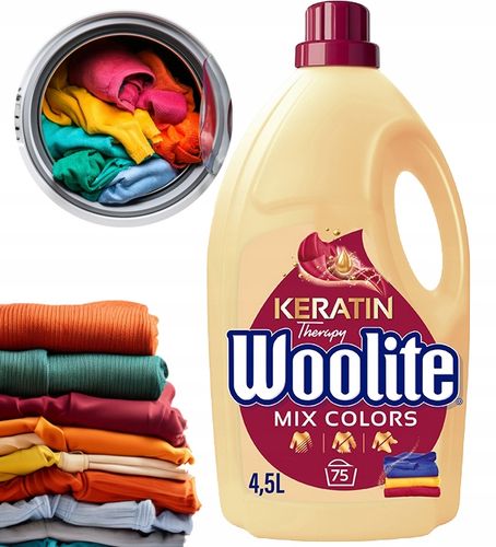 Woolite Colour Keratin 4,5l/75 prań na Arena.pl