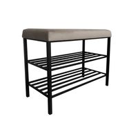 Szafka na buty Regał Półka stelaż czarny MG09