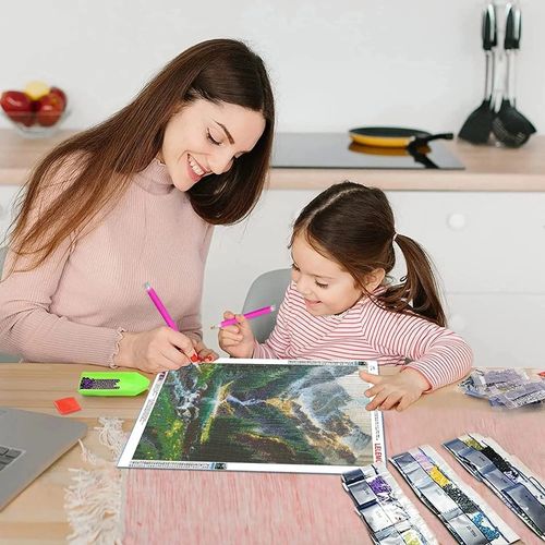 HAFT DIAMENTOWY Diamond Painting Mozaika Diamentowa Dla Dzieci Zestaw 5D na Arena.pl