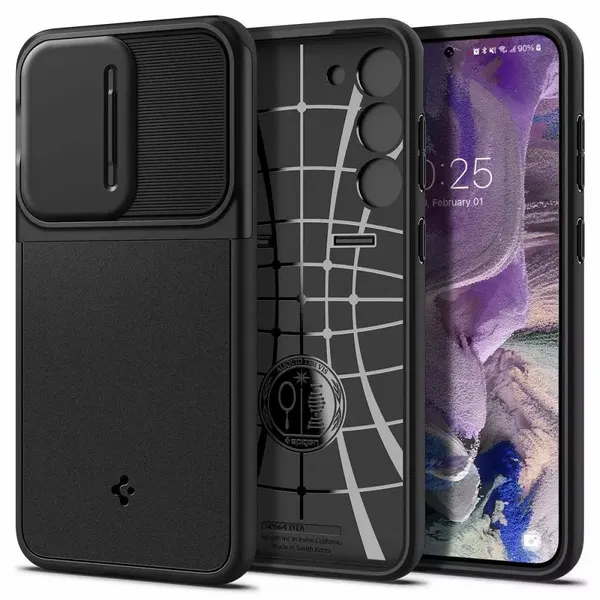 Etui Spigen Optic Armor do Samsung Galaxy S23 Black zdjęcie 1