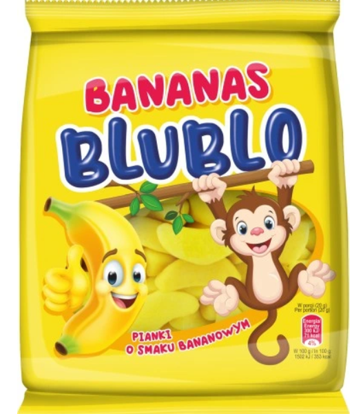 APETITKI PIANKI BLUBLO BANANAS 80G zdjęcie 1
