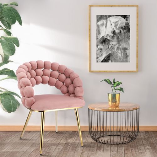 krzesło różowe bella na Arena.pl
