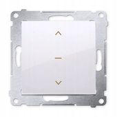 Wyłącznik roletowy żaluzjowy trójpozycyjny biały Simon54 DZW1K.01/11