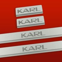 Listwa progowa OPEL/VAUXHALL KARL Stal nierdzewna 304 mat 4szt