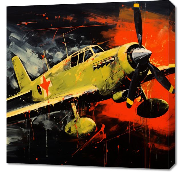 Obraz 70x70cm Barwny Przelot zdjęcie 1