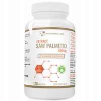 Progress Labs SAW PALMETTO 600mg PALMA SABAŁOWA kapsułki 120 szt.