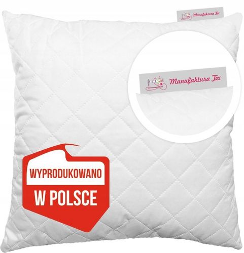 Poduszka Pikowana Antyalergiczna 45x45, wkład, jasiek, Producent na Arena.pl
