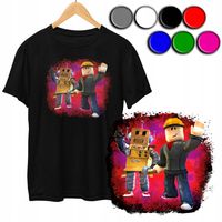 KOSZULKA DZIECIĘCA T-SHIRT Z NADRUKIEM - ROBLOX GRA GRY WZORY - XXS 98-104