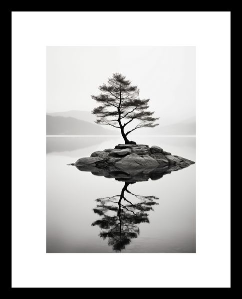 Plakat 13x18cm Samotne Drzewo zdjęcie 3