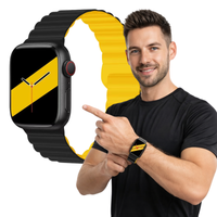 Pasek do Apple Watch 42mm 44mm 45mm 49mm opaska bransoleta magnetyczny