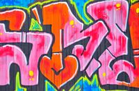 FOTOTAPETA GRAFFITI MUR NAPISY LITERY