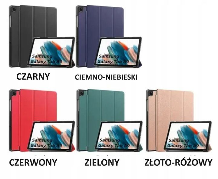 ETUI + SZKŁO HARTOWANE +RYSIK do SAMSUNG GALAXY TAB A9 8,7 2023 X110 / X115 zdjęcie 6