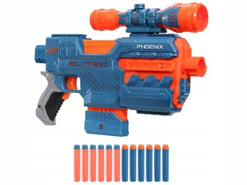 Zestaw Pistolet automat + celownik + naboje Nerf Elite 2.0 Phoenix ZA5184 na Arena.pl