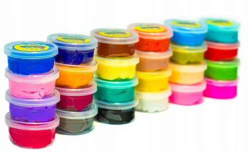 CLAYDOLL PIANKOLINA MASA PLASTYCZNA 24 sztuki BIG BOX + AKCESORIA + WALIZKA na Arena.pl