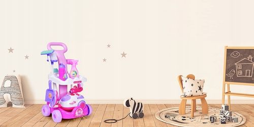 ZESTAW WÓZEK SPRZĄTAJĄCY ODKURZACZ DŹWIĘKI + AKCESORIA na Arena.pl