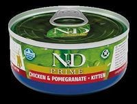 N&D PRIME CAT CHICKEN & POMEGRANATE KITTEN 70gr