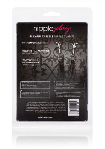 playful tassels nipple clamps black na Arena.pl