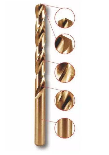 Wiertło do metalu kobaltowe HSS-Co, 5% Co, 135°, 4,5x80mm, 1s na Arena.pl