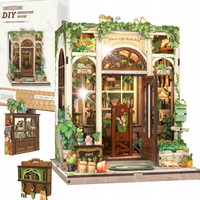 GARDEN HOUSE KSIĘGARNIA OGRODOWA LED BOOK NOOK WKŁADKA DO PÓŁKI NA KSIĄŻKI