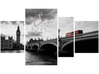 70CM 120CM OBRAZ 4 ELEM AUTOBUSEM BIG BENA ŚCIENNY