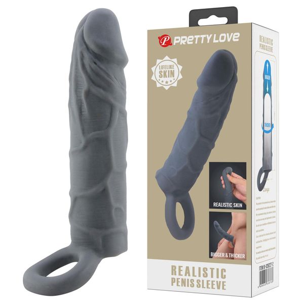 Pretty Love - Realistic Penis Sleeve, Tpr zdjęcie 1
