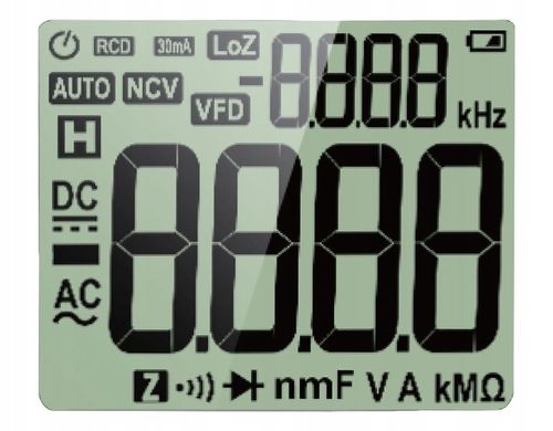 Multimetr CYFROWY Elektryczny Miernik Prądu LCD na Arena.pl