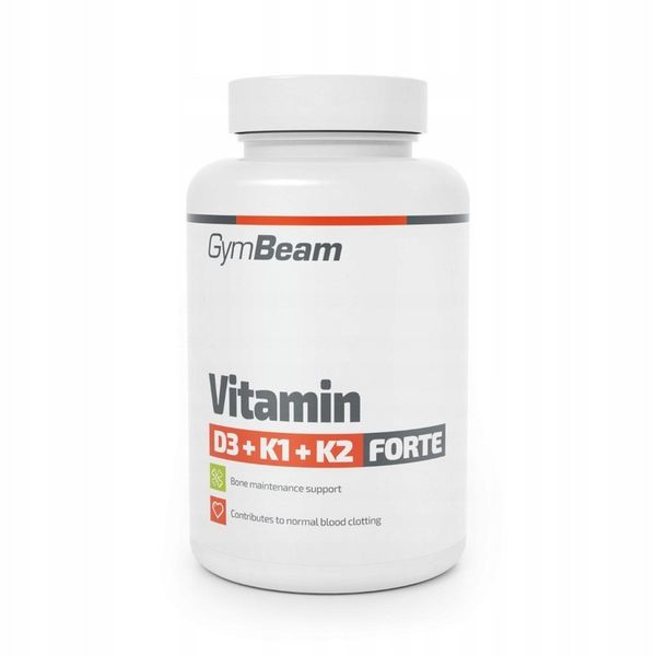 GymBeam Witamina D3+K1+K2 Forte 120 kaps. zdjęcie 1