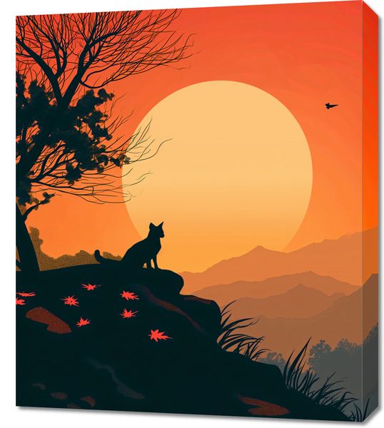 Obraz 60x70cm Kocie Wzgórze zdjęcie 1