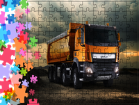 Puzzle tradycyjne Ciężarówki