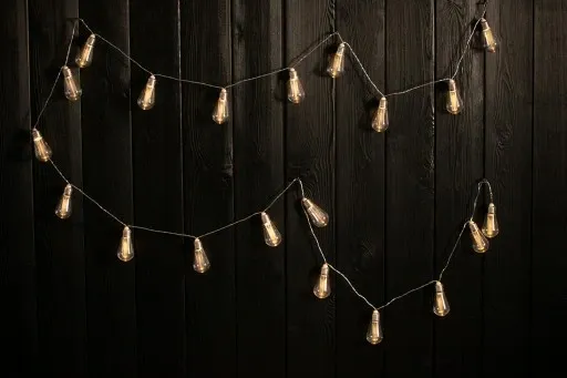 Girlanda SOLARNA OGRODOWA 20x LED ŻARÓWKI XXL zdjęcie 2