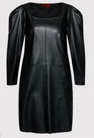 MAX&Co. Sukienka z imitacji skóry Dacia 76219822 Czarny Regular Fit XS