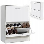 szafka na buty regał 2 komory obuwie komoda pojemna do przedpokoju regał