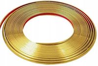 8 metrów LISTWY OZDOBNE TAŚMA ZŁOTA GOLD 9 MM