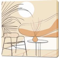 Obraz 100x100cm Poranny Krajobraz