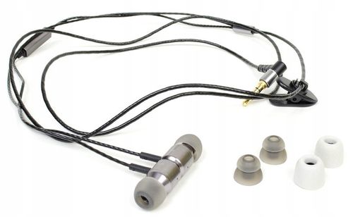 Słuchawki dokanałowe przewodowe z mikrofonem SNAB OverTone EP-101M v4 na Arena.pl