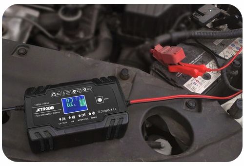 PROSTOWNIK AUTOMATYCZNY Z FUNCJĄ NAPRAWY 12V 24V LED ŁADOWARKA AKUMULATORÓW na Arena.pl