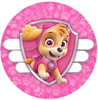 Opłatek na tort PAW Psi Patrol Pies Pieski Marshall Rubble Rocky Skye Zuma