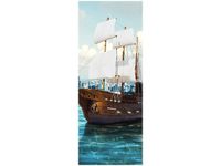 40X100CM ŻAGLOWIEC OBRAZ PION