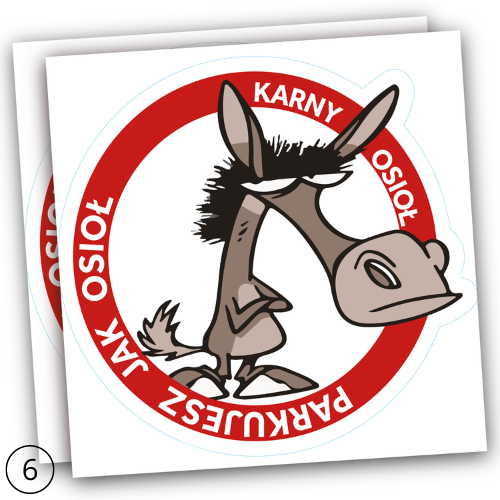 NAKLEJKI KARNE WLEPY 25 szt zdjęcie 14