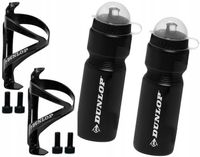 ZESTAW ROWEROWY 2x BIDON DUNLOP 750ML + 2x KOSZYK UCHWYT 2w1