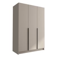 Szafa CALIA I 150 cm-pojemna garderoba-KASZMIR+CZARNY