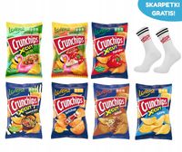 Zestaw Crunchips MIX 7 SZT (7x140g) + Skarpetki GRATIS