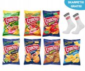 Zestaw Crunchips MIX 7 SZT (7x140g) + Skarpetki GRATIS
