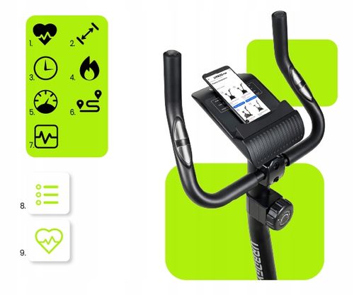 ROWER stacjonarny treningowy URBOGYM OXYGEN YELLOW na Arena.pl