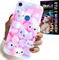 ETUI DO HUAWEI Y6S - WZÓR W SŁODKIE PIANKI, OBUDOWA, PLECKI