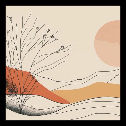 Plakat 30x30cm Pustynna Wydma na Arena.pl