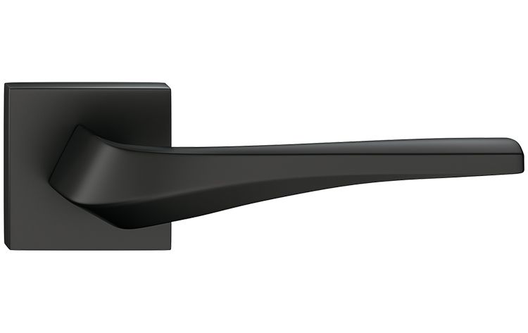 KLAMKA DRZWIOWA PREMIUM FLOW Q KOLOR CZARNY zdjęcie 2