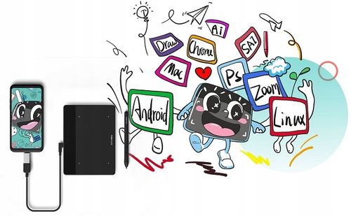 TABLET GRAFICZNY XP-PEN DECO FUN S CZARNY 8192 ST 5080 LPI DLA GRAFIKA na Arena.pl