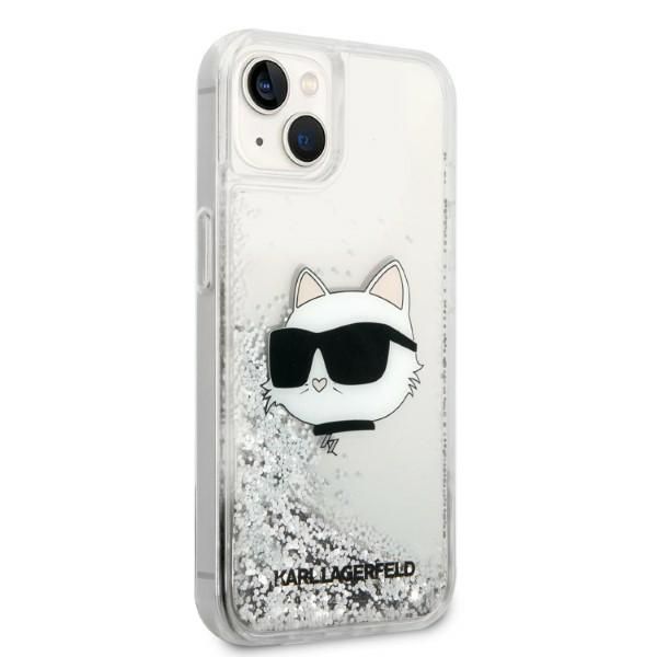 Etui Karl Lagerfeld do iPhone 15 Plus, iPhone 14 Plus, Srebrny zdjęcie 4